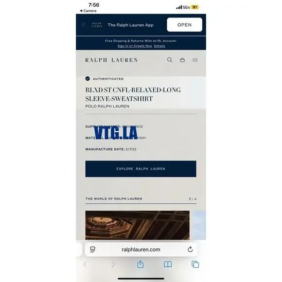 Polo Ralph Lauren Striped Sweatshirt Womens Medium M Pink Pullover Crewneck PRL - Picture 4 of 4